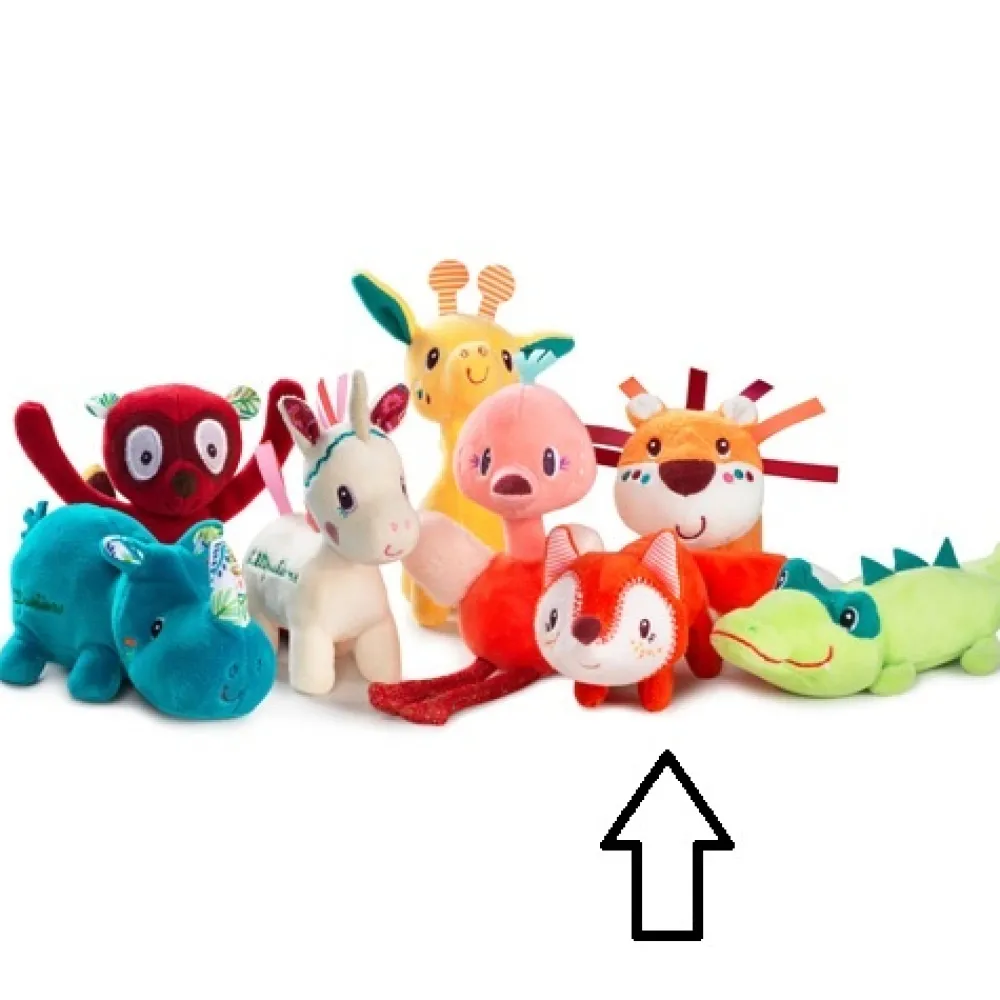 Lilliputiens Knuffel Alice de Vos Minifiguur