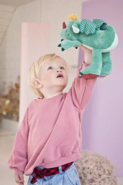 Lilliputiens Knuffel Joe Geluidsdraak