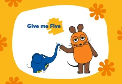 Limundo Motief Give me Five Wandlamp Rechthoekig