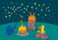 Limundo Motief Kampvuur Wandlamp Rechthoekig