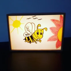 Limundo Wandlamp Rechthoekig Draw Here Beuken Hout