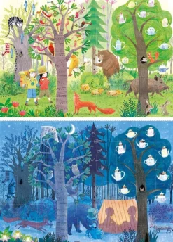 Londji Puzzel Night&Day in the Forest 54 pcs