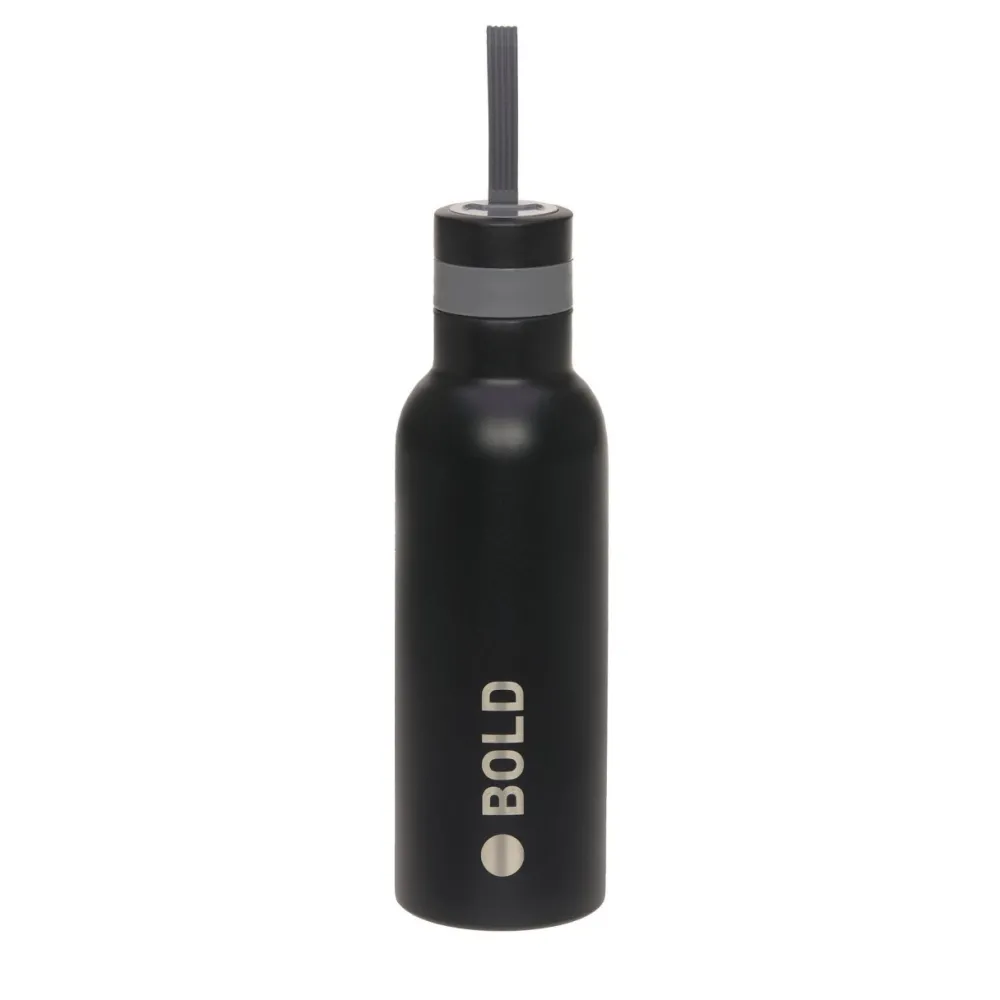 Houtendiershop Lässig Drinkfles RVS 750ml Black