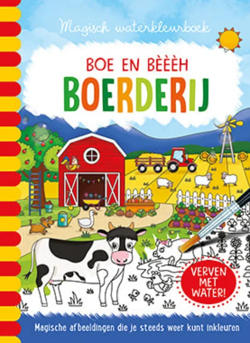 De Lantaarn Magisch waterkleurboek Boerderij