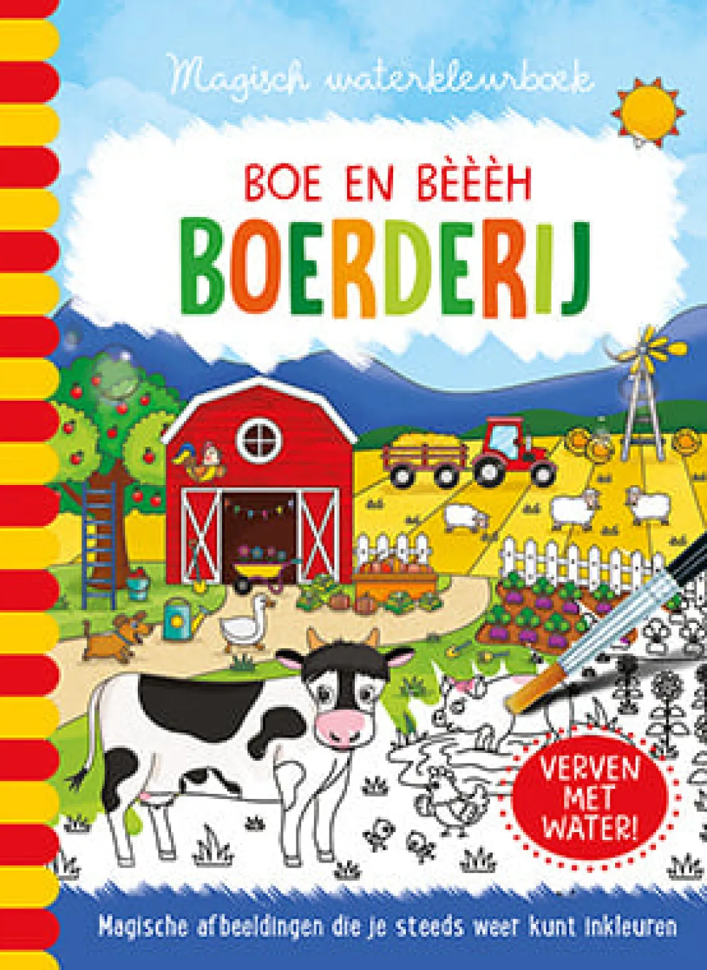 De Lantaarn Magisch waterkleurboek Boerderij