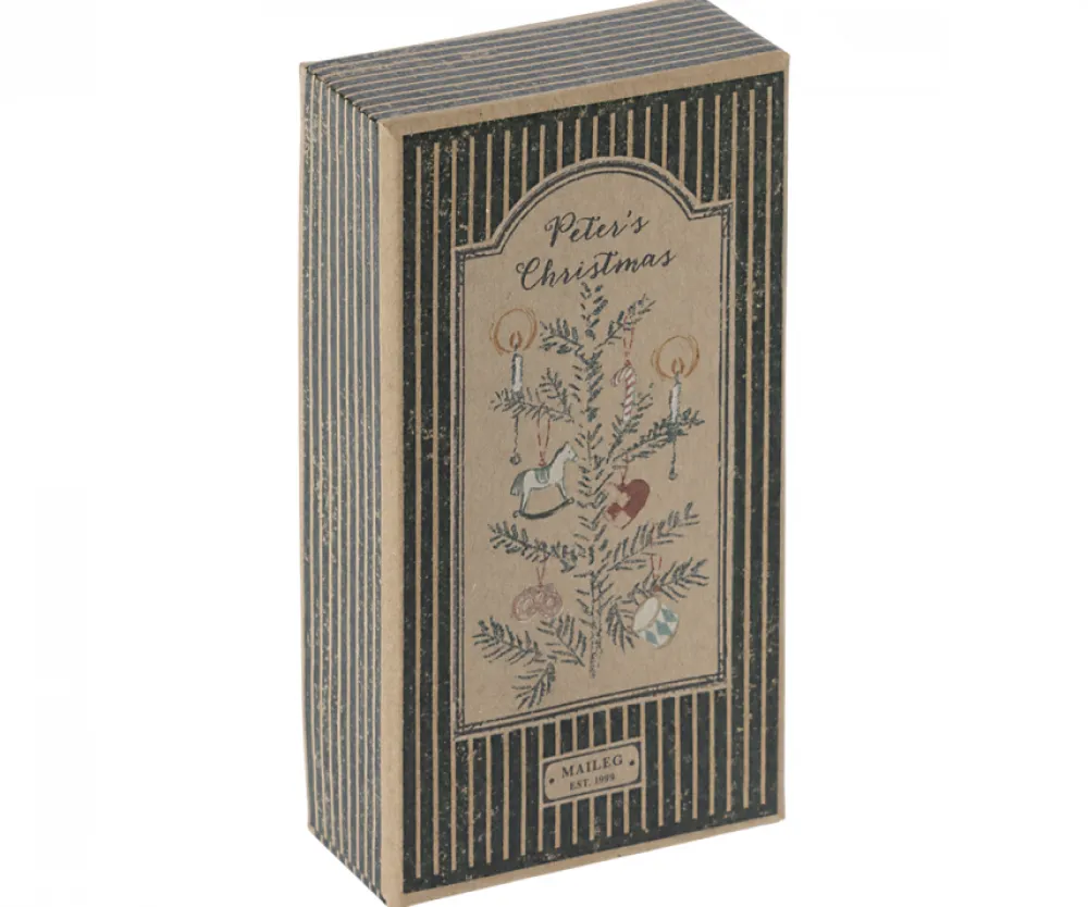 Maileg Metalen Ornamenten Peter's Christmas set 4-delig