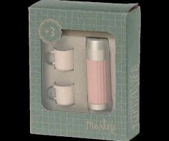Maileg Thermosfles met 2 Mokken Soft Coral