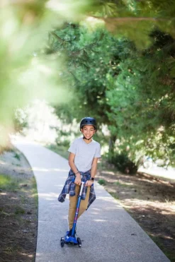 Micro Step Maxi Deluxe Marineblauw Led