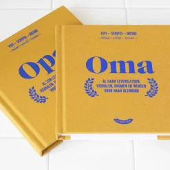 Houtendiershop Opa Invulboek voor Kleinkind