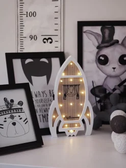 Pellianni Tafellamp Raket LED Hout