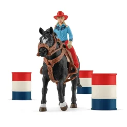 Schleich Barrel Racing met Cowgirl