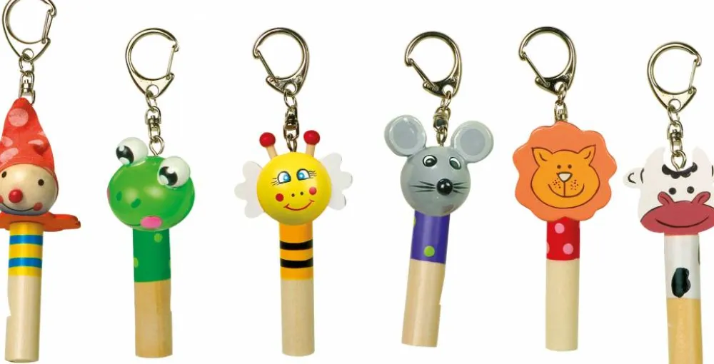 Small Foot Sleutelhanger Fluit 6-delig Hout