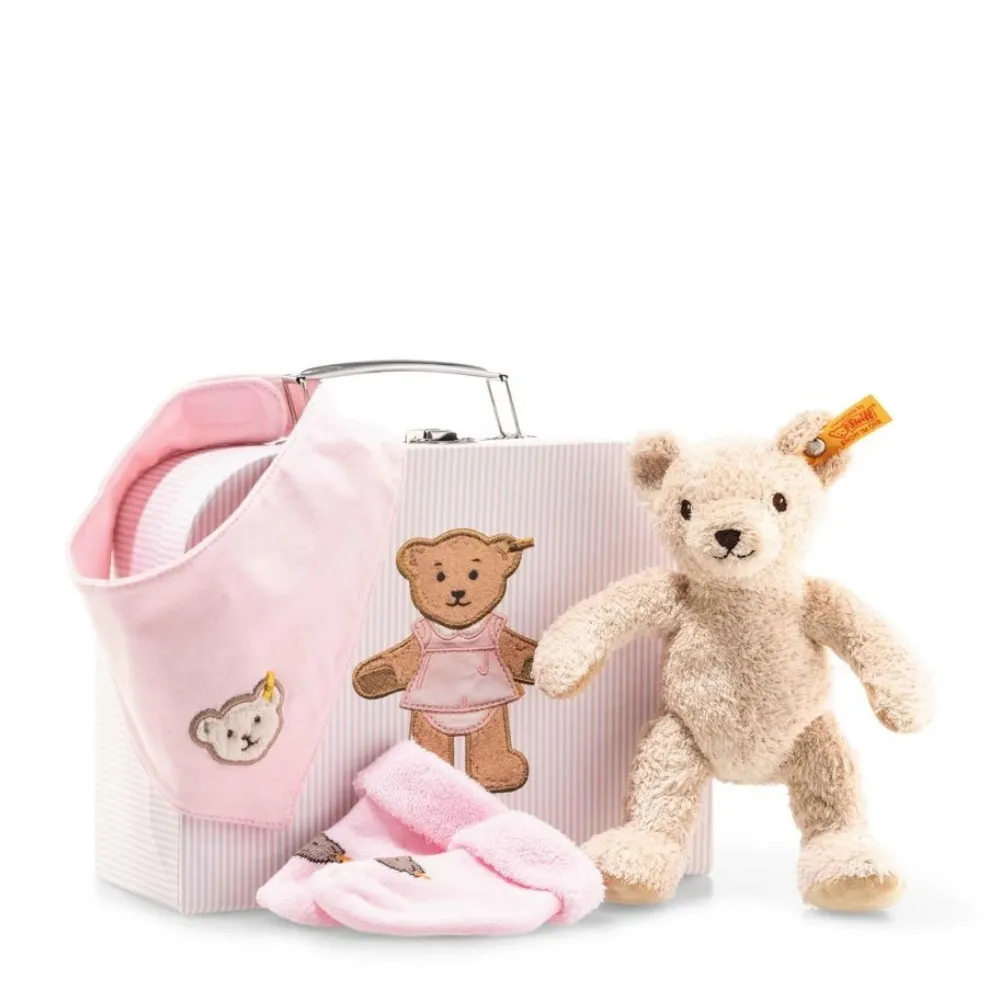 Steiff Geschenkset met Knuffel Roze