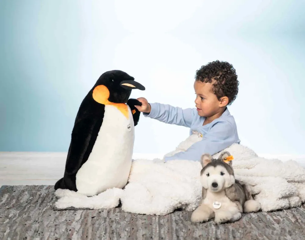 Steiff Knuffel Hond Bernie Husky 33cm