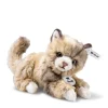 Steiff Knuffel Kat Lucy Donkergrijs 18 cm