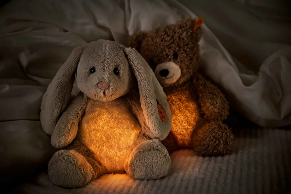 Steiff Knuffel met Licht Caspar Teddybeer 28cm
