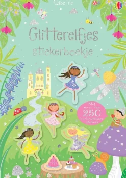 Uitgeverij Usborne Stickerboekje Glitterelfjes