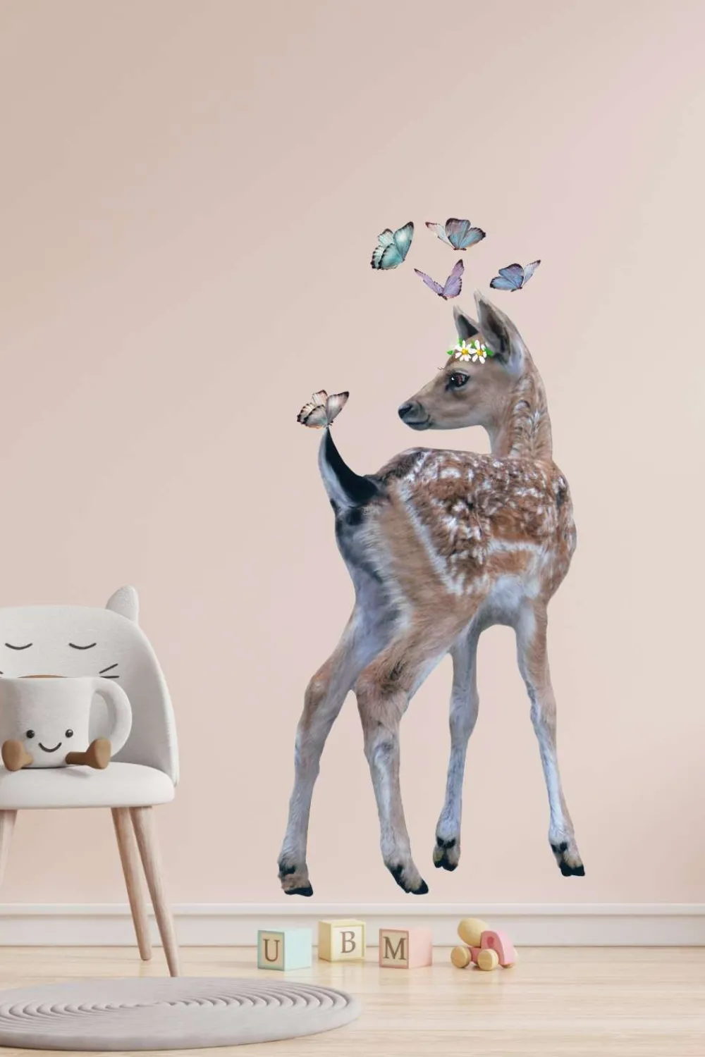 Sticky Tales Muursticker Hertje Pien