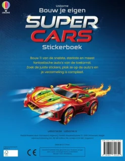 Uitgeverij Usborne Supercars stickerboek