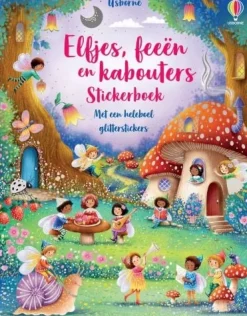 Uitgeverij Usborne Stickerboek Elfjes, feeën en kabouters