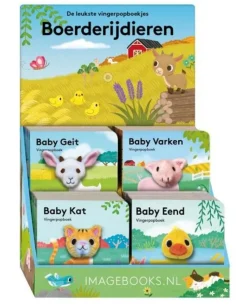 Image Books Vingerpopboekje babydieren