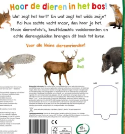 Veltman Uitgevers Welk dier hoor ik hier? In het bos