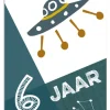 Pepermints Wenskaart 6 Jaar Ruimteschip