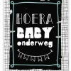 Pepermints Wenskaart Hoera Baby Onderweg