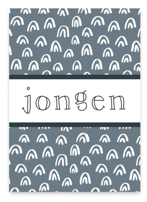 Pepermints Wenskaart Jongen (regenboog)