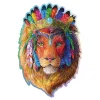 Wooden City Puzzel Hout Mystic Lion 505pcs