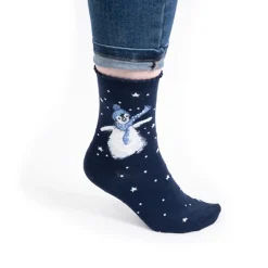 Wrendale Designs Kerstsokken Pinquin Winter Wonderland  Penguin