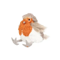 Wrendale Designs Knuffel Vogel Roodborstje Medium 16cm