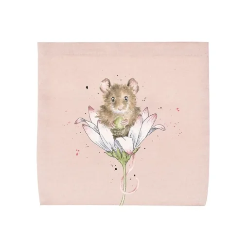 Wrendale Designs Opvouwbare Boodschappentas Muis Oops a Daisy