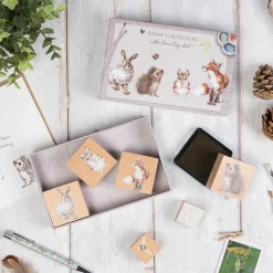 Wrendale Designs Stempelset Boerderij The Country Set 6pcs