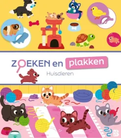 Ballon Kids Zoeken en plakken Huisdieren